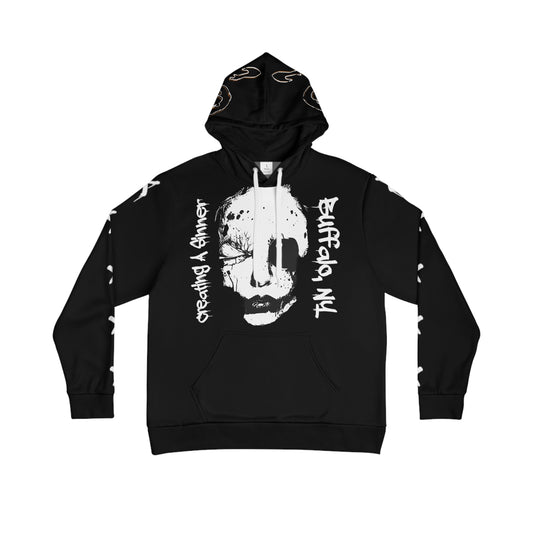 Wrong Generation Black All-Over-Print Hoodie