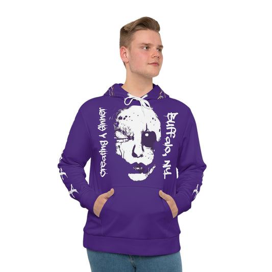 Wrong Generation Purple Men's All-Over-Print Hoodie